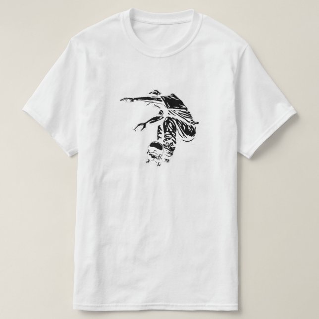 Camiseta Skateboarder (Frente do Design)