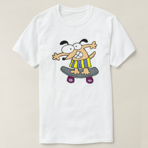 Camiseta Skateboarder Caractere Skateboard Divertido Skateb