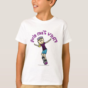 Camiseta Skateboarder Claro