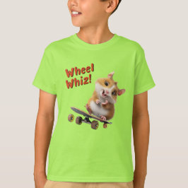 Camiseta Skateboarder Hampster Wheiz