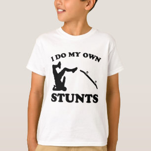 Camiseta Skateboarder Stunts Divertido Gpresente no skate