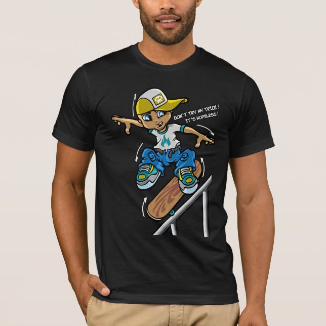 Camiseta Skateboarder Trick (Frente)