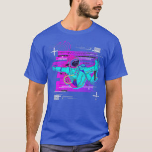 Camiseta Skateboarder Vaporwave Skateboard Astro