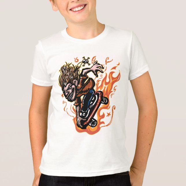 Camiseta Skateboarder X Extreme (Frente)