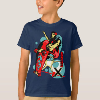 Camiseta Skateboarding da apresentação de diapositivos