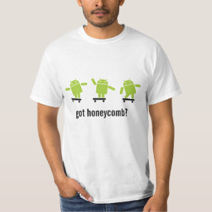 Camiseta Skateboarding do Android