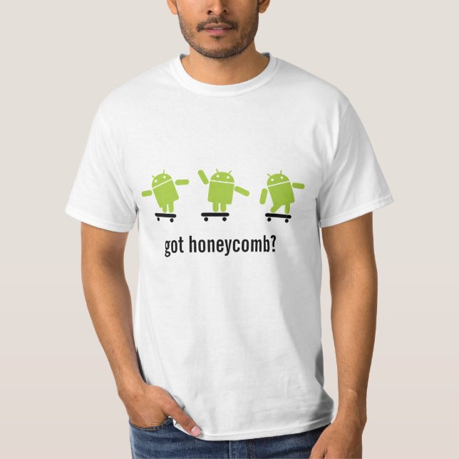 Camiseta Skateboarding do Android (Frente)