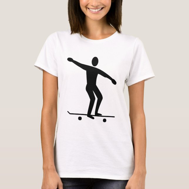 Camiseta Skateboarding - Preto (Frente)