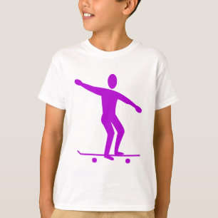 Camiseta Skateboarding - roxo