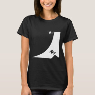 Camiseta Skateboarding Skateboard Skater-garota Skater-rapa