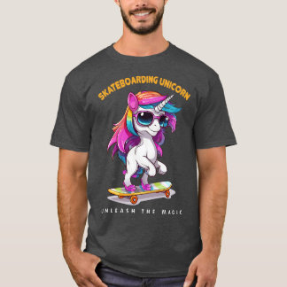 CAMISETA SKATEBOARDING UNICORN
