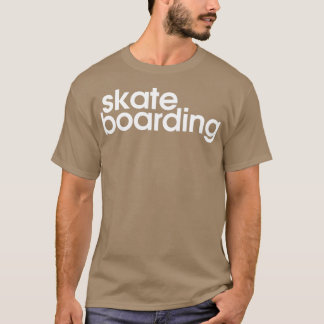 Camiseta skateboarding white Triblend