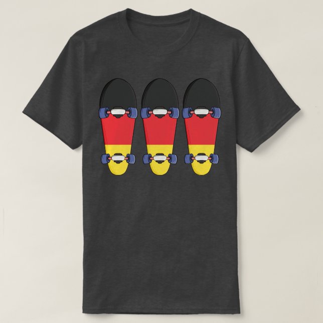 Camiseta Skateboards Alemanha (Frente do Design)