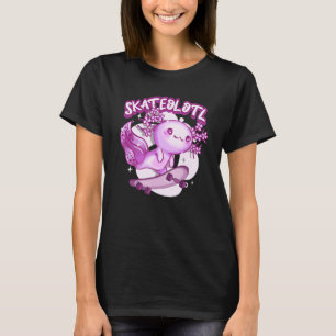 Camiseta Skateolotl Skateboard Skate Axolotl Skateboard Ska