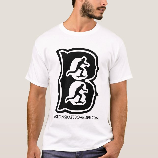 Camiseta Skater B de Boston por Manny Santiago (Frente)