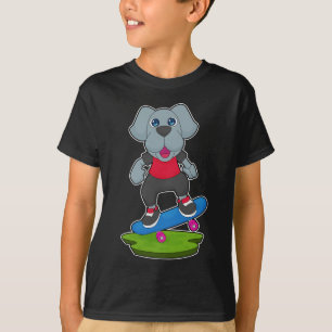 Camiseta skater de cães