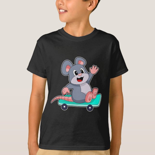 Camiseta skater do mouse (Frente)