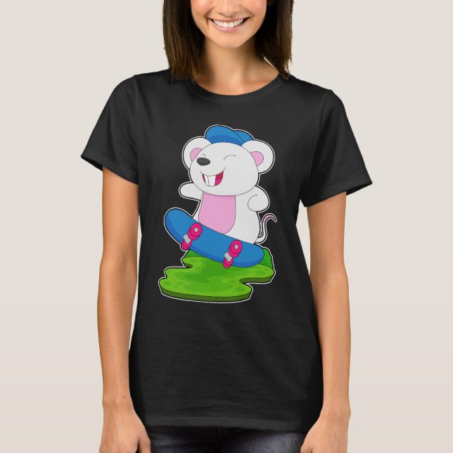 Camiseta skater do mouse (Frente)