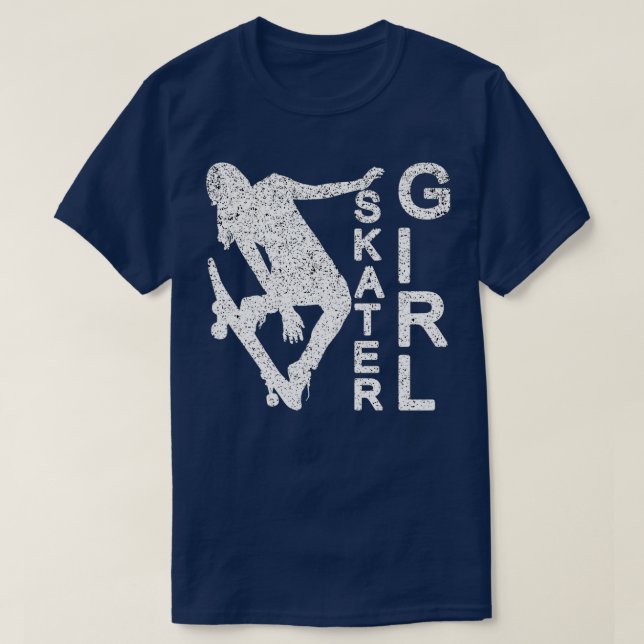 Camiseta Skater Girl 3 (Frente do Design)