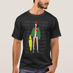 Camiseta Skater Girl Eu Faço O Que Quero No Streetstyle Str