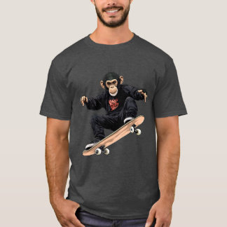 Camiseta Skater macaco/macaco-skate T-Shirt