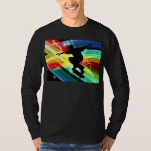 Camiseta Skater no relâmpago transversal de Criss