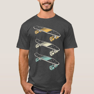 Camiseta Skater Retro Skateboard Style Skate Hobby Skateboa