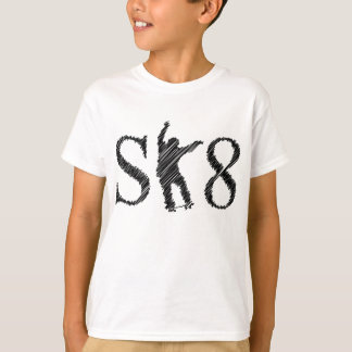 Camiseta skater SK8