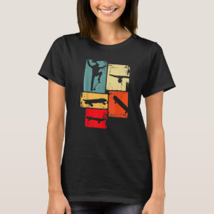 Camiseta Skater Skateboard Retro Skateboard Para Jovens