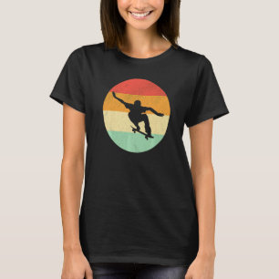 Camiseta Skater Skateboarder Retro Skateboard Juventude