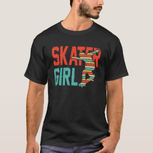 Camiseta Skatergirl Skate Skateboard Skatin Rapariga Skater