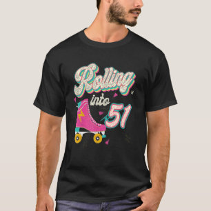 Camiseta skates Cilindros De Aniversário De 51 ruas Enrolan