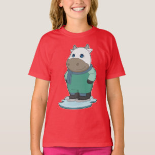 Camiseta Skates de gelo com gelo