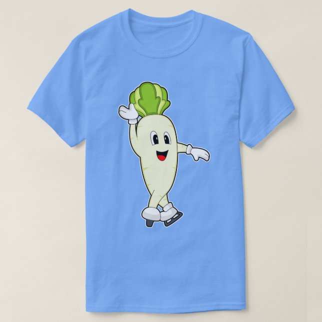 Camiseta Skates de gelo com gelo (Frente do Design)