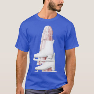 Camiseta Skates de gelo em aquarelas com arte bonita de cac