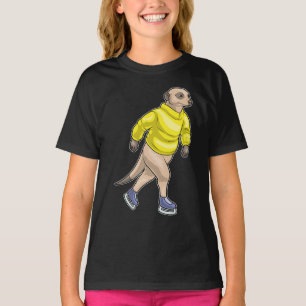 Camiseta Skates de gelo Meerkat