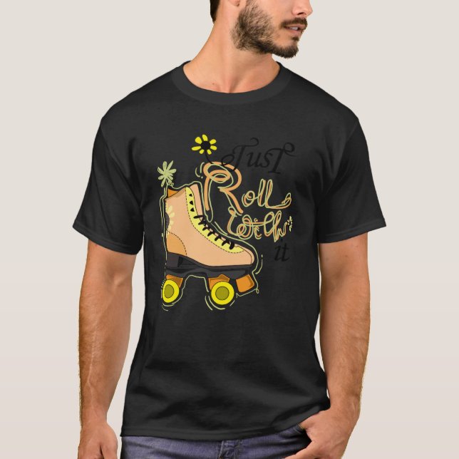 Camiseta Skates de girassol estéticos Flor (Frente)