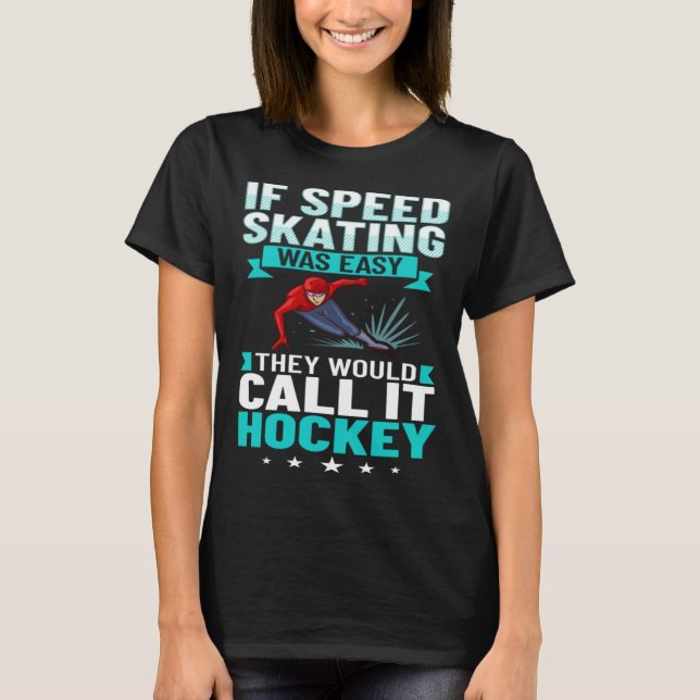 Camiseta Skates De Patinação Rápida Traçado Por Patinador D (Frente)