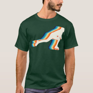 Camiseta skates do cilindro 70S Imagem retrorativa do disco