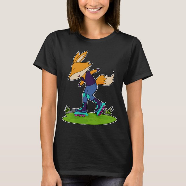 Camiseta Skates do cilindro de patinação em linha Fox (Frente)