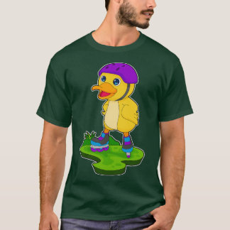 Camiseta Skates do cilindro de skate em linha Duck