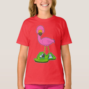 Camiseta Skates do cilindro de skate Flamingo