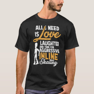 Camiseta Skates Inline de Patinação