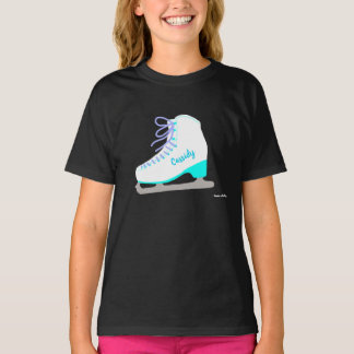 Camiseta Skates Personalizados De Gelo Raparigas De Patinaç