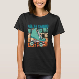 Camiseta Skates retrorreflectores - Patinagem do cilindro d