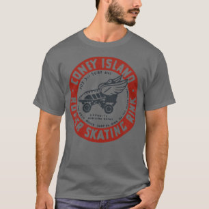 Camiseta Skates Roller Rink Rink Rink da Ilha Coney