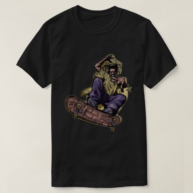 Camiseta Skating Dread Man T-Shirt (Frente do Design)