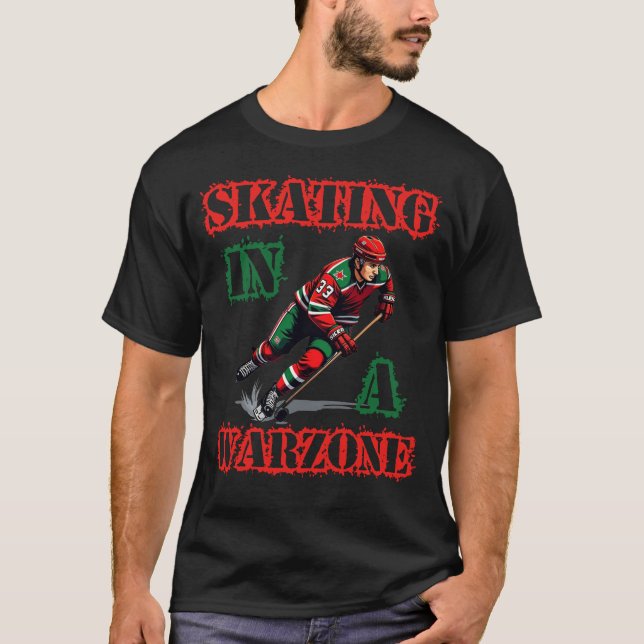 Camiseta Skating in a warzone (Frente)