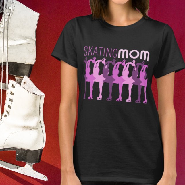Camiseta Skating MOM figure skating Synchronized Group (Criador carregado)