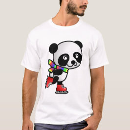 Camiseta Skating Panda